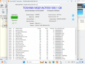 Toshiba 500 gb hdd 2.5 MQ01ACF050 ir Western Digital WD5000LPVX-08V0T Blue 500GB