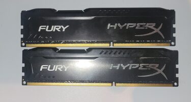 Kingston HyperX FURY 16 GB (2 x 8 GB) DDR3-1600 Black PC RAM