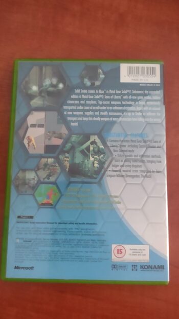 Metal Gear Solid 2: Substance Xbox for sale