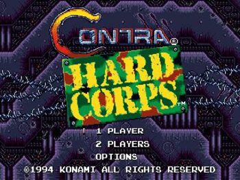 Contra: Hard Corps SEGA Mega Drive