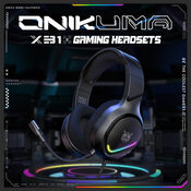 Onikuma X31 gaming headphones (žaidimų ausinės)