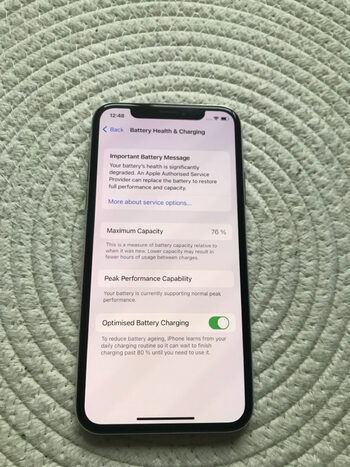 Apple iPhone X 64GB Silver for sale