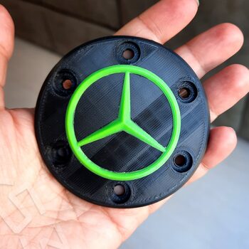 Tapa Central MERCEDES para Volante Logitech G29 G27 G923 y G920 PlayStation Xbox