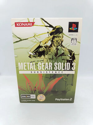 Metal Gear Solid 3: Subsistence PlayStation 2