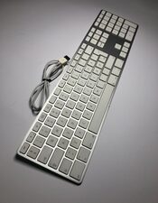 Apple A1243 Genuine Slim USB Wired Keyboard with Numeric Keypad and 2 USB ports