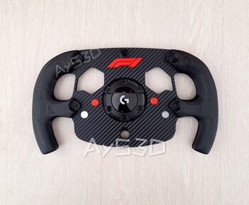 MOD F1 Fórmula 1 para Volante Logitech G920 de Xbox y PC ROJO