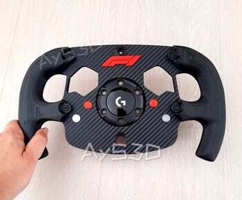 MOD F1 Fórmula 1 para Volante Logitech G920 de Xbox y PC ROJO