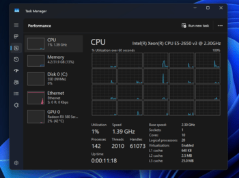 Žaidimų kompiuteris Xeon 10-Core/Radeon RX580-8GB/DDR4-32GB-ECC