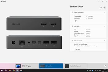  Surface charger 1749 + Microsoft Surface Dock 1661 for sale