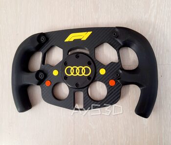 MOD F1 Formula 1 AUDI para Volante Logitech G29 y G923 de PS PlayStation y PC