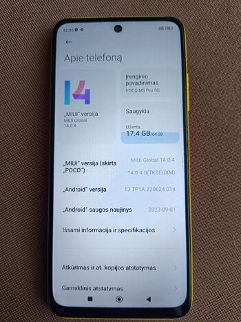 Xiaomi Poco M3 Pro 5G 64GB Poco Yellow for sale