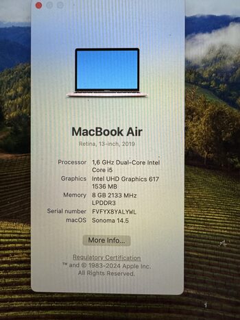 MacBook Air 2019 13, Rose Gold, Intel i5 1.6 GHz 8GB RAM, 128GB SSD for sale