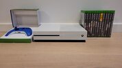 Xbox One S with a controller and video games for sale