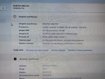 Fujitsu Lifebook E734/I5-4300M/16GB/128GB