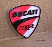 Ducati escudo letrero cartel logotipo impreso en 3D