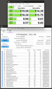 Seagate Momentus 750 GB HDD Storage