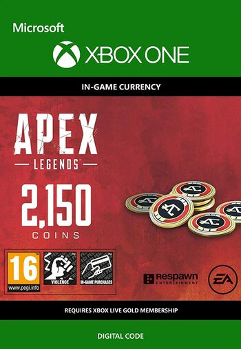 Apex Legends 2150 Apex Coins (XBOX ONE) Código de Xbox Live GLOBAL