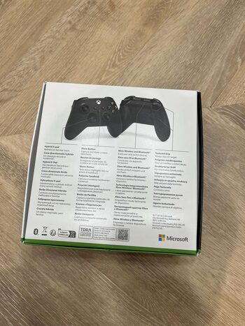 Juodas Belaidis Orginalus Xbox Series X Kontroleris Naujas