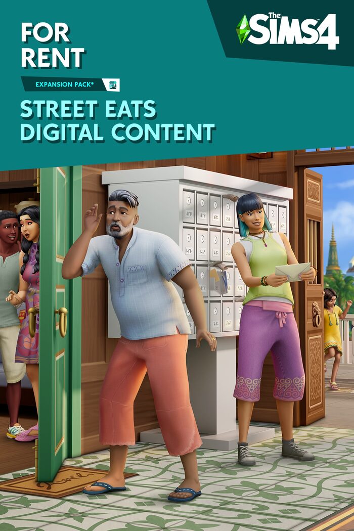 dlc the sims 4 for rent - street eats digital content