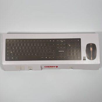 CHERRY DW 9100 Slim Wireless Keyboard and Mouse Set Combo Rechargeable