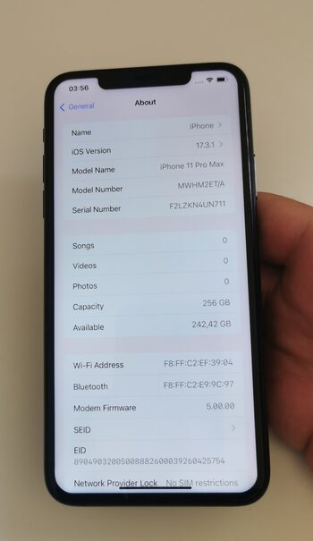 Apple iPhone 11 Pro Max 256GB Matte Space Gray