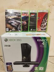 Xbox 360 S, Black, 250GB + Most Wanted|Carbon|PGR4|FM3