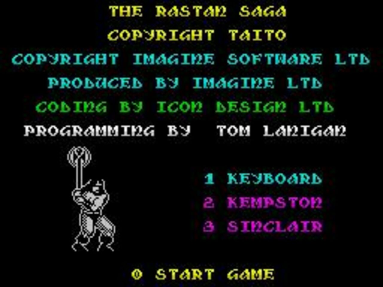 Rastan (1987) SEGA Master System