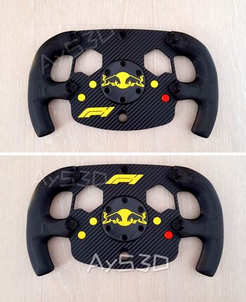 MOD F1 Fórmula 1 RED BULL para Volante Logitech G920 de Xbox y PC Amarillo