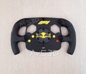 MOD F1 Fórmula 1 RED BULL para Volante Logitech G920 de Xbox y PC Amarillo