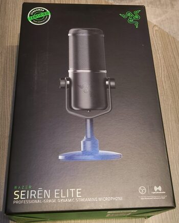  Razer profesionalios klasės dinaminis "streaming" mikrofonas, "Seiren Elite"
