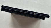 PlayStation 2 Slimline, Juodas + 2 pulteliai, 5 žaidimai, 8mb kortelė. for sale