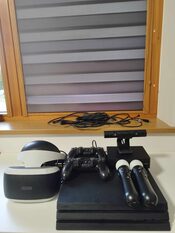 PS4 + Kamera + VR akiniai + Lazdos