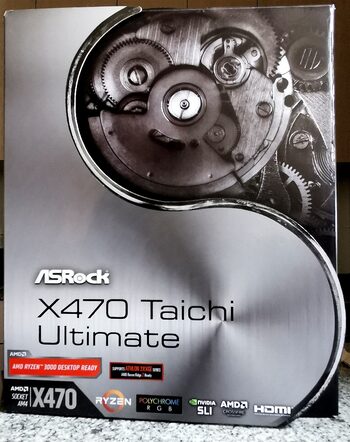 ASRock X470 Taichi Ultimate AMD X470 ATX DDR4 AM4 3 x PCI-E x16 Slots Motherboard