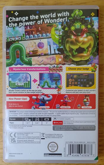 Super Mario Bros. Wonder Nintendo Switch