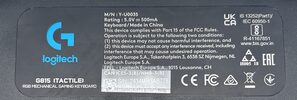 Logitech G815 (Tactile) RGB Mechaninė Gaming USB Klaviatūra