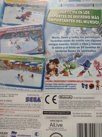 Mario & Sonic at the Olympic Winter Games (Mario y Sonic en los Juegos Olímpicos de Invierno) Wii