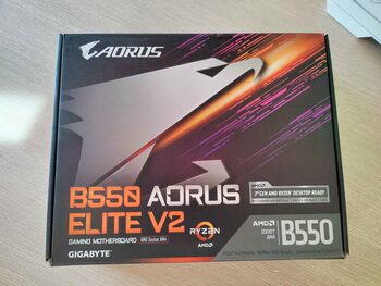 Gigabyte B550 AORUS ELITE V2 AMD B550 ATX DDR4 AM4 3 x PCI-E x16 Slots Motherboard