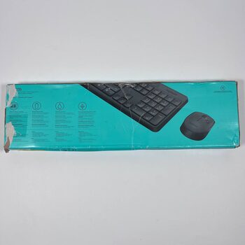 Logitech MK235 Wireless Keyboard and Mouse Combo - Black