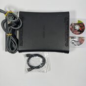 Xbox 360, Black, 120GB + Cables and 2 Games