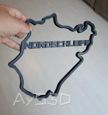 Redeem CIRCUITO NORDSCHLEIFE NURBURGRING decorativo zona gamer de Formula 1 F1 Moto GP