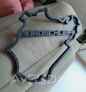 CIRCUITO NORDSCHLEIFE NURBURGRING decorativo zona gamer de Formula 1 F1 Moto GP