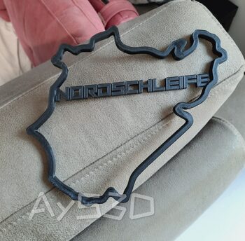 CIRCUITO NORDSCHLEIFE NURBURGRING decorativo zona gamer de Formula 1 F1 Moto GP