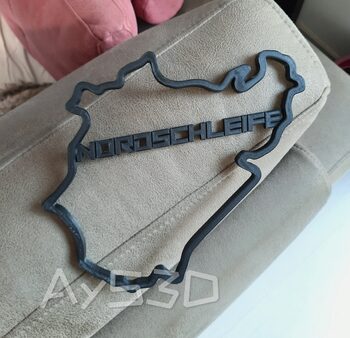 Buy CIRCUITO NORDSCHLEIFE NURBURGRING decorativo zona gamer de Formula 1 F1 Moto GP