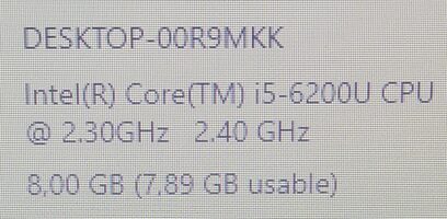 Redeem Portatil sobremesa 4x2.8Ghz 8gb ssd 240gb 2 graficas