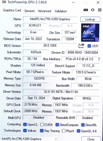 Get Intel arc a380 challenger 