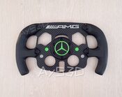 TAPA CENTRAL MERCEDES Center Cap para Volante Logitech G29 G923 G920 G27 Ps Xbox