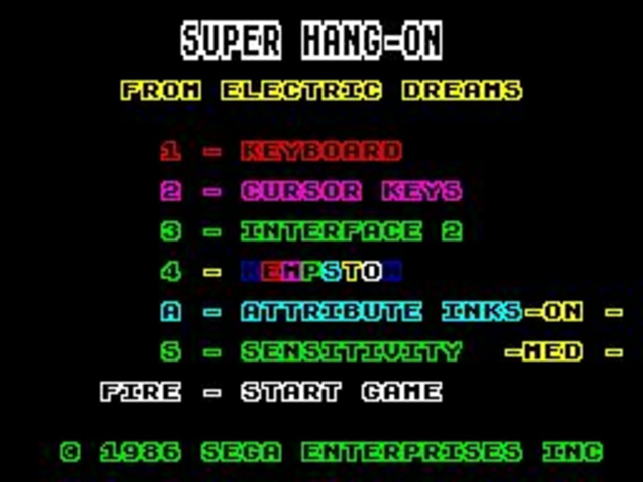 Super Hang-On (1988) SEGA Mega Drive