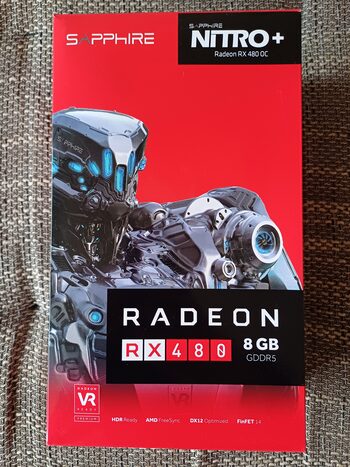 Redeem Sapphire Radeon RX 480 8 GB 1208-1342 Mhz PCIe x16 GPU