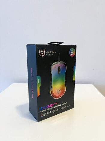 Onikuma CW925 Black Wired gaming mouse (žaidimų pelė)