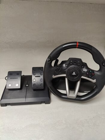 HORI R.W.A steering wheel. Vairas su pedalais. PS5, PS4, PC